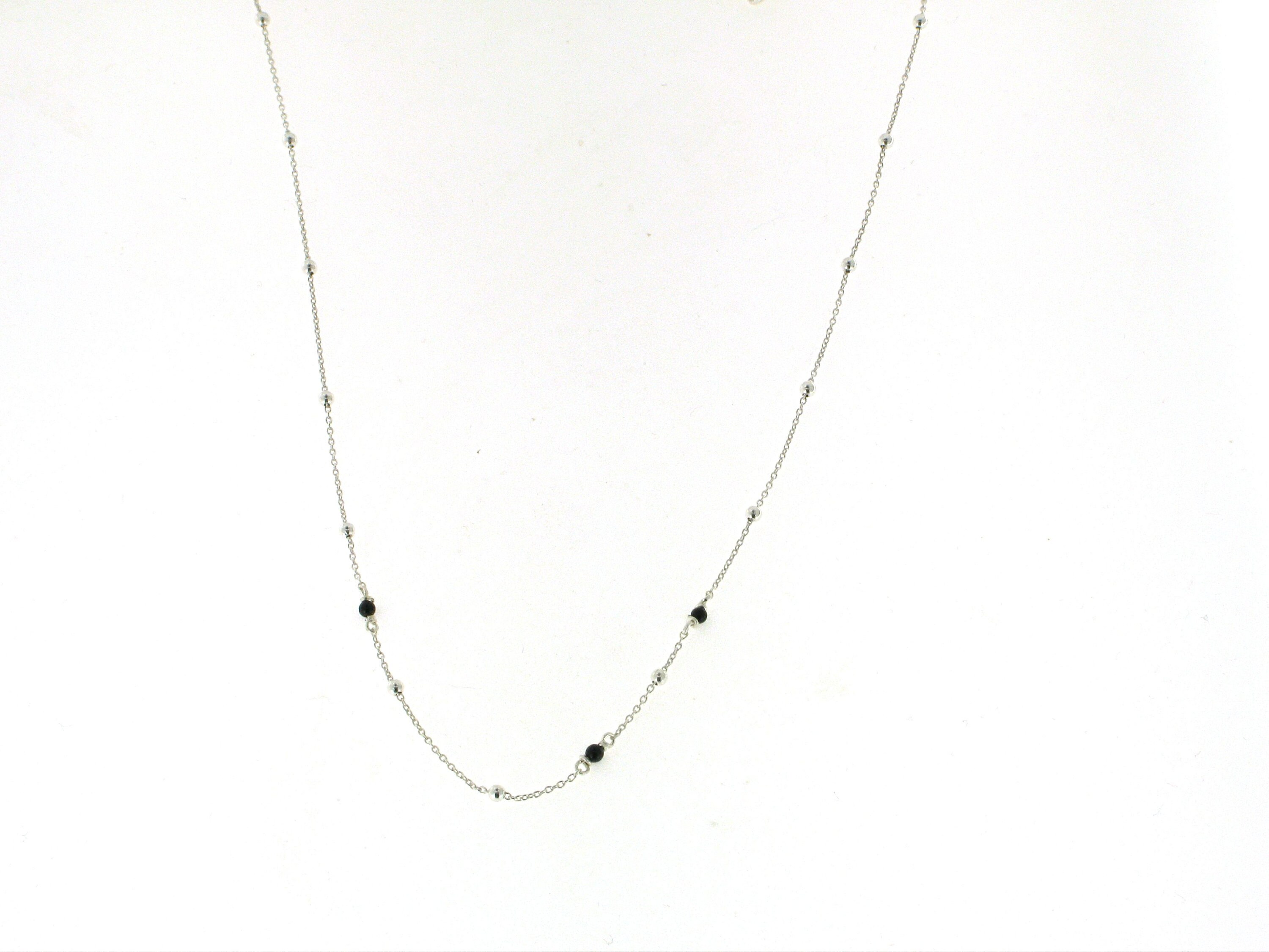 ブレスレット LESS IS MORE onyx ball necklace Harmony Dream Ball Sterling Silver Pendant With Black Onyx