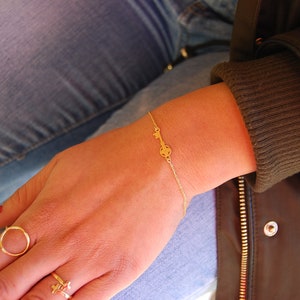 Zierliche Silber 925 Armband, minimalistische Armband, Sterling Silber Armband.