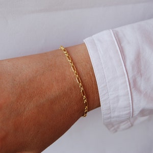 Silver 925 bracelet, stackable bracelet, minimalist bracelet, sterling silver bracelet, chain bracelet.