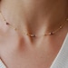Delicate ruby necklace deals