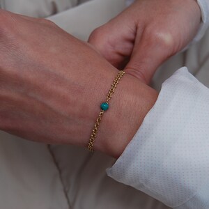 Turquoise bracelet, silver 925 bracelet, stacking bracelet gemstone bracelet, minimalist bracelet, sterling silver bracelet