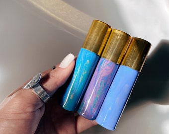 3 Essential Oil Roller Bottles