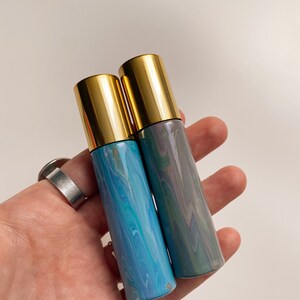 2 ätherische ÖlWalzenflaschen