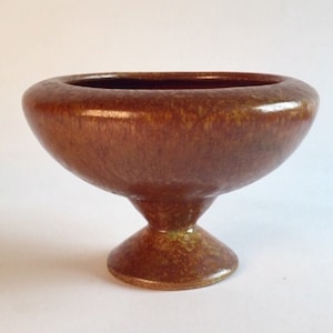 Vintage Haeger Pedestal Planter Heavy Multi Layer Drip Glaze - 1970&#39;s