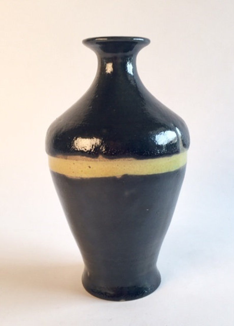 Hand Thrown Studio Art Pottery Heavy Modern/brutalist Vase | Etsy
