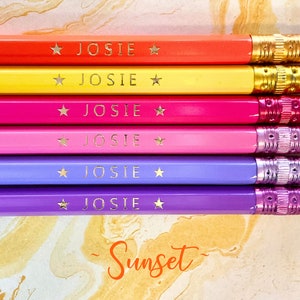 Custom Personalized Pencils, Teacher Appreciation,  Back to School, Wedding, Birthday, Teacher gift, Free Shipping, Hexagon