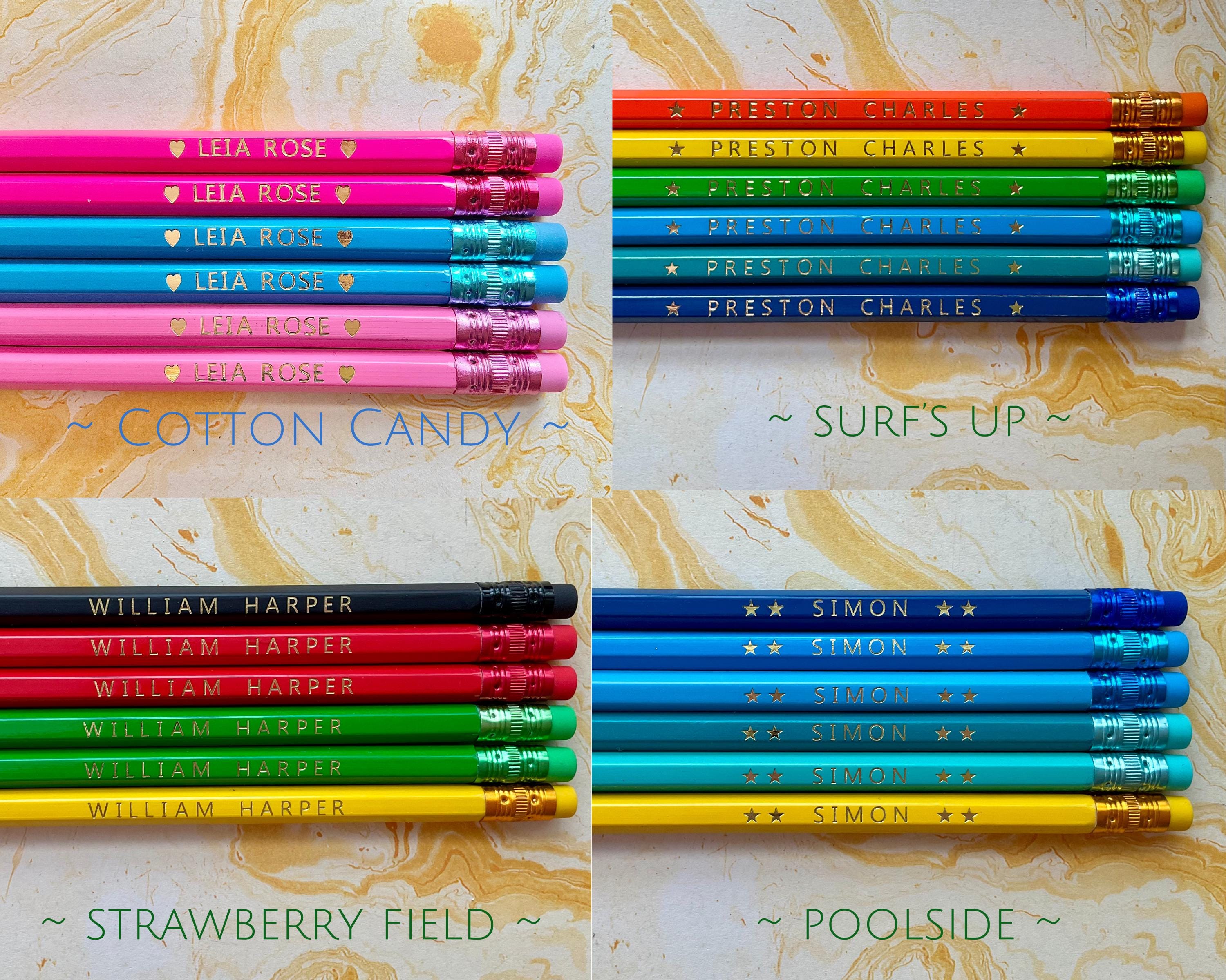 Custom Pencils, Personalized Pencils, Back to School, Gift, Wedding, Birthday, Teacher gift, Teacher Appreciation, Free Shipping, Hexagon