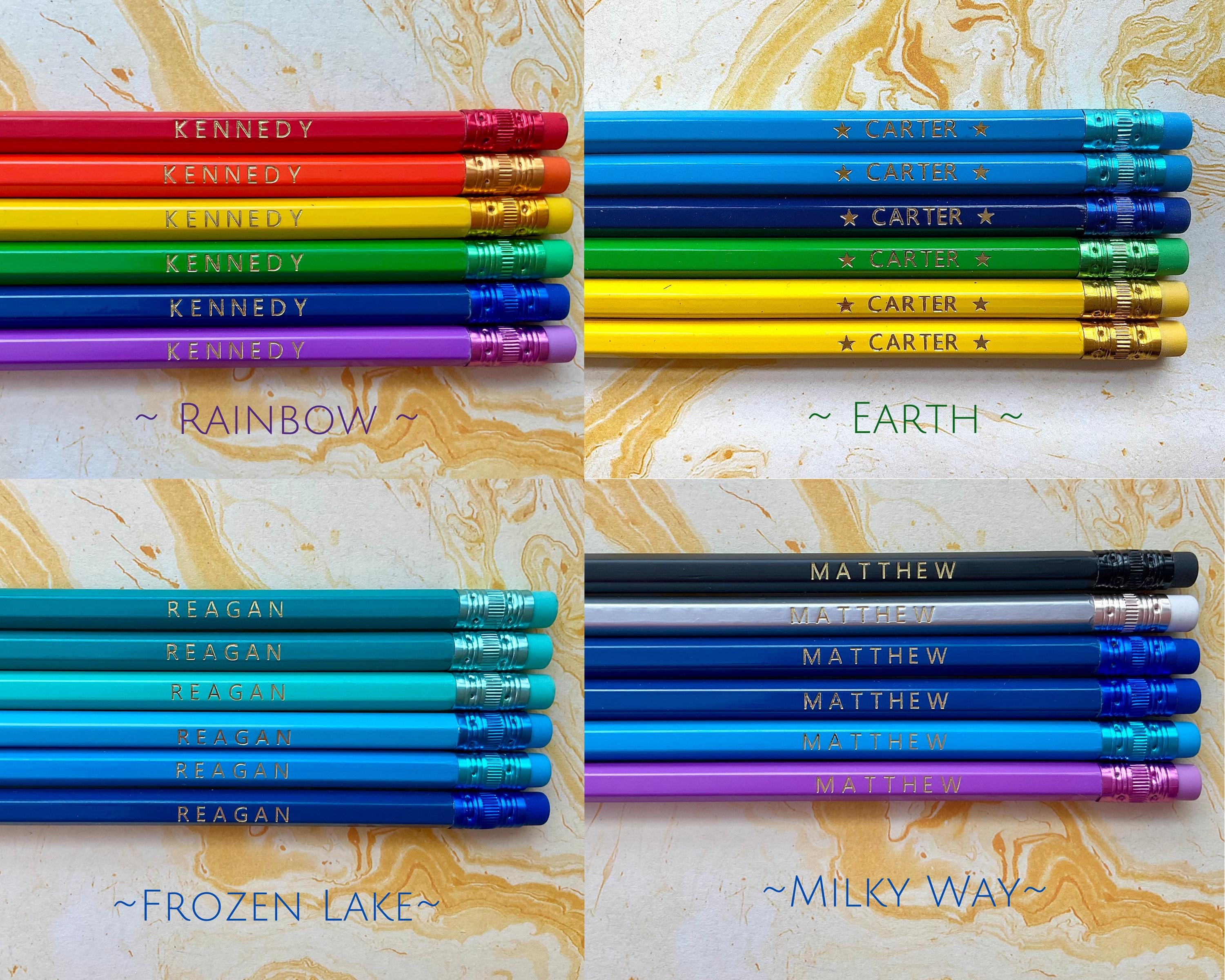 Custom Pencils, Personalized Pencils, Back to School, Gift, Wedding, Birthday, Teacher gift, Teacher Appreciation, Free Shipping, Hexagon
