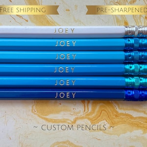 Custom Pencils, Personalized Pencils, Teacher Appreciation, Back to School, Gift, Wedding, Birthday, Teacher gift, Free Shipping, Hexagon