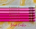 Custom Pencils, Personalized Pencils, Back to School, Gift, Wedding, Birthday, Teacher gift, Teacher Appreciation, Free Shipping, Hexagon 