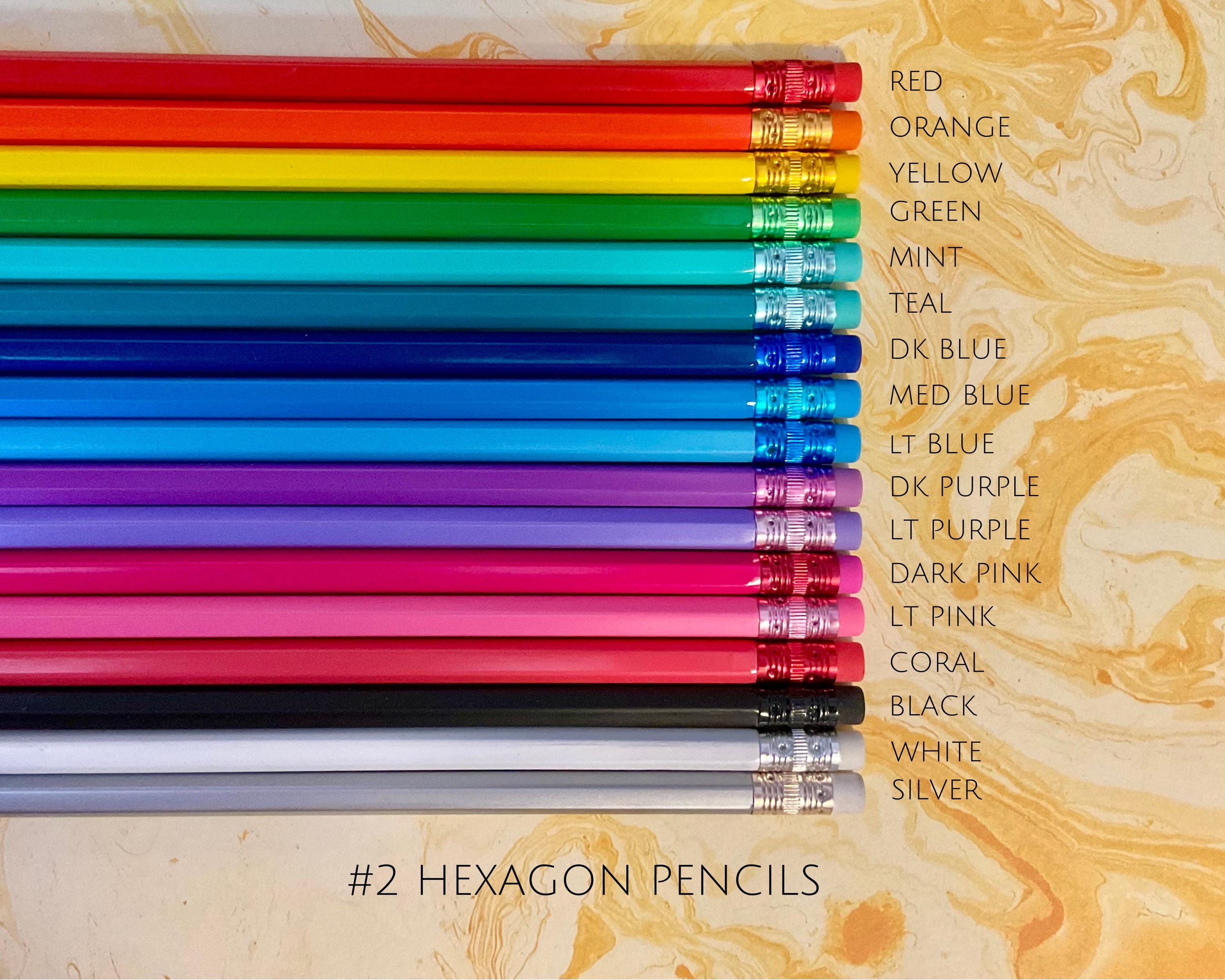 Custom Pencils, Personalized Pencils, Back to School, Gift, Wedding, Birthday, Teacher gift, Teacher Appreciation, Free Shipping, Hexagon