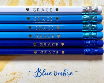 Custom Pencils, Personalized Pencils, Teacher Appreciation, Back to School, Gift, Wedding, Birthday, Teacher gift, Free Shipping, Hexagon