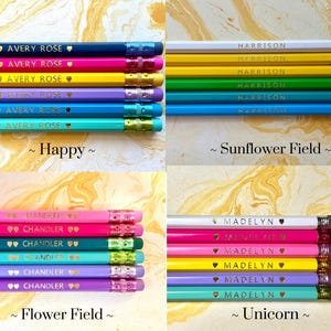 Material escolar, lápices personalizados, lápices a medida, regalo para estudiantes, regalo para profesores, agradecimiento a los profesores, envío gratuito, hexágono imagen 5