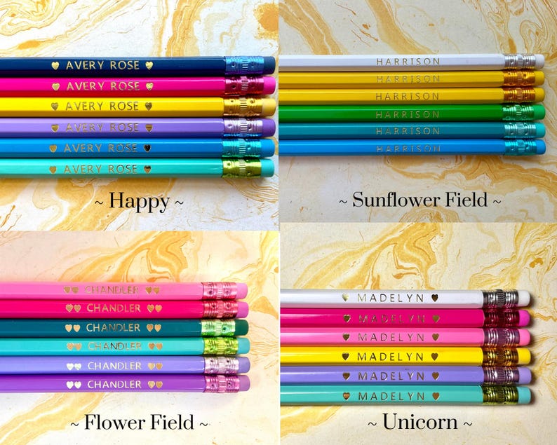 Material escolar, lápices personalizados, lápices a medida, regalo para estudiantes, regalo para profesores, agradecimiento a los profesores, envío gratuito, hexágono imagen 5