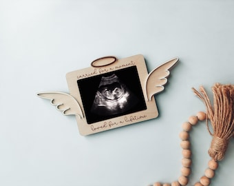 Angel Baby Ultrasound Magnet: Pregnancy Loss Keepsake, Customizable
