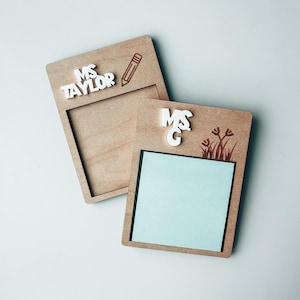 Beginning of the year Gift, Gift from Student, Sticky Note Holder, Post It Note Holder, Little Teacher Gift, Teacher gift