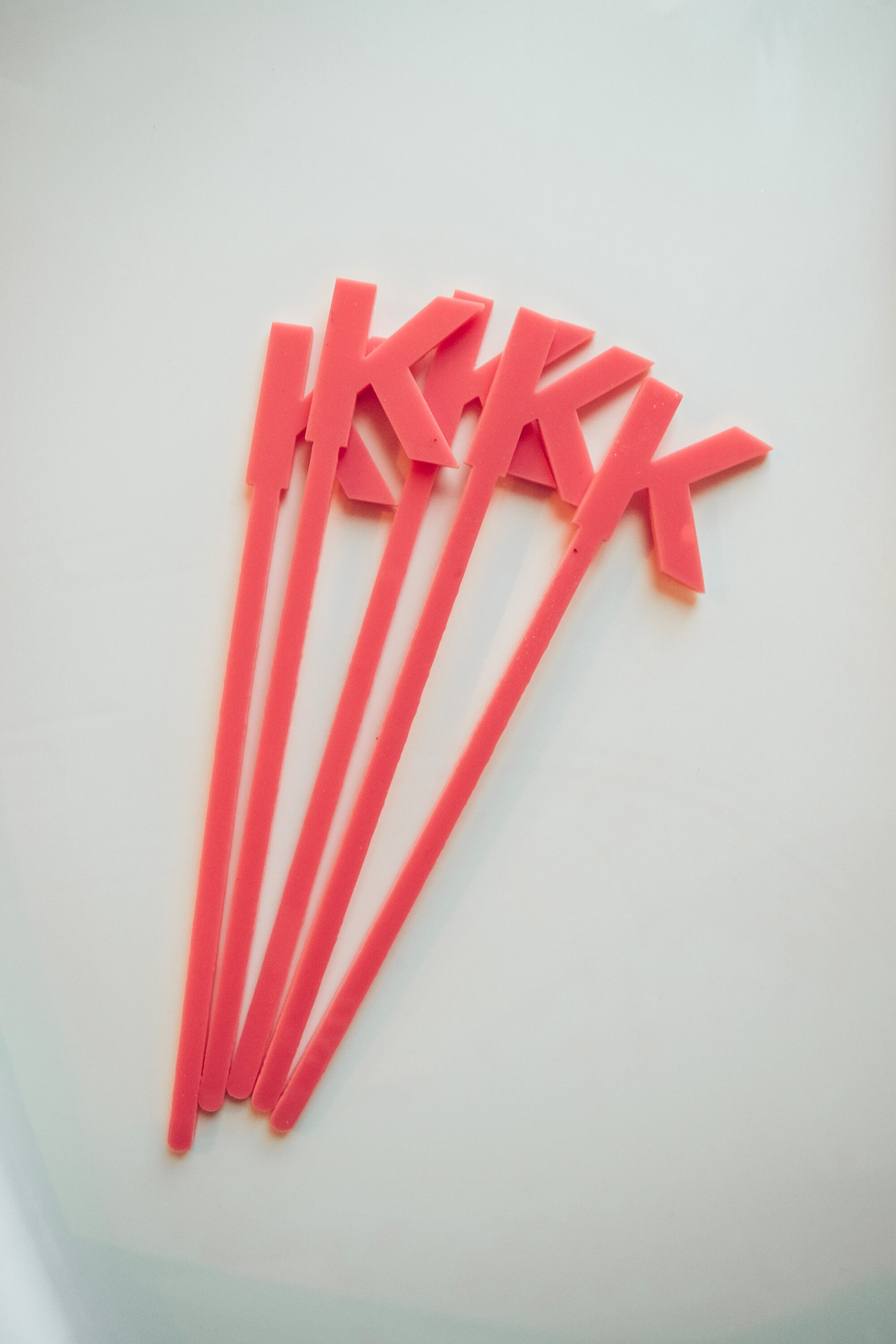 Initial drink stirrer stir stick acrylic stir stick first Etsy