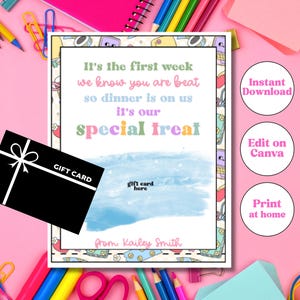 Cadeau pour la rentrée des classes pour les enseignants · Porte-cartes imprimable pour le café · Cadeau pour la rentrée des classes · Étiquette-cadeau Starbucks pour les enseignants