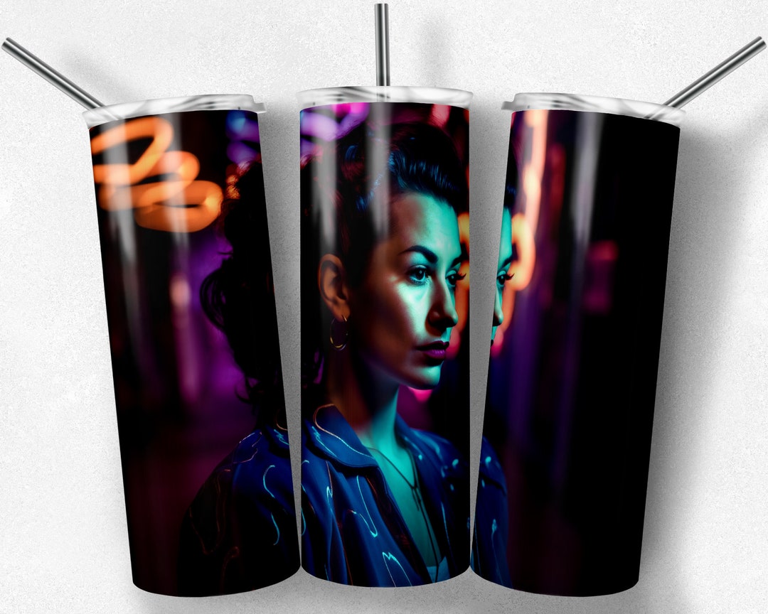 Airbrush Chicana Tumbler Wrap PNG File Sublimation Designs Etsy