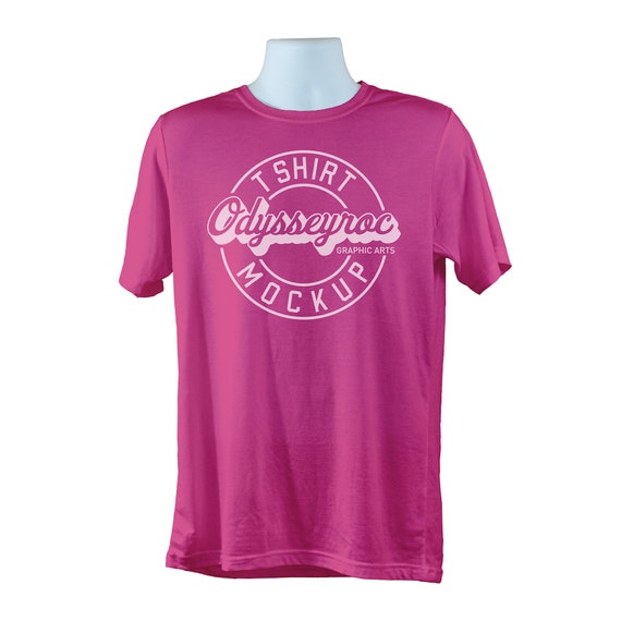 Bella Canvas 3001 Berry T Shirt Mockup Simple White Background Etsy
