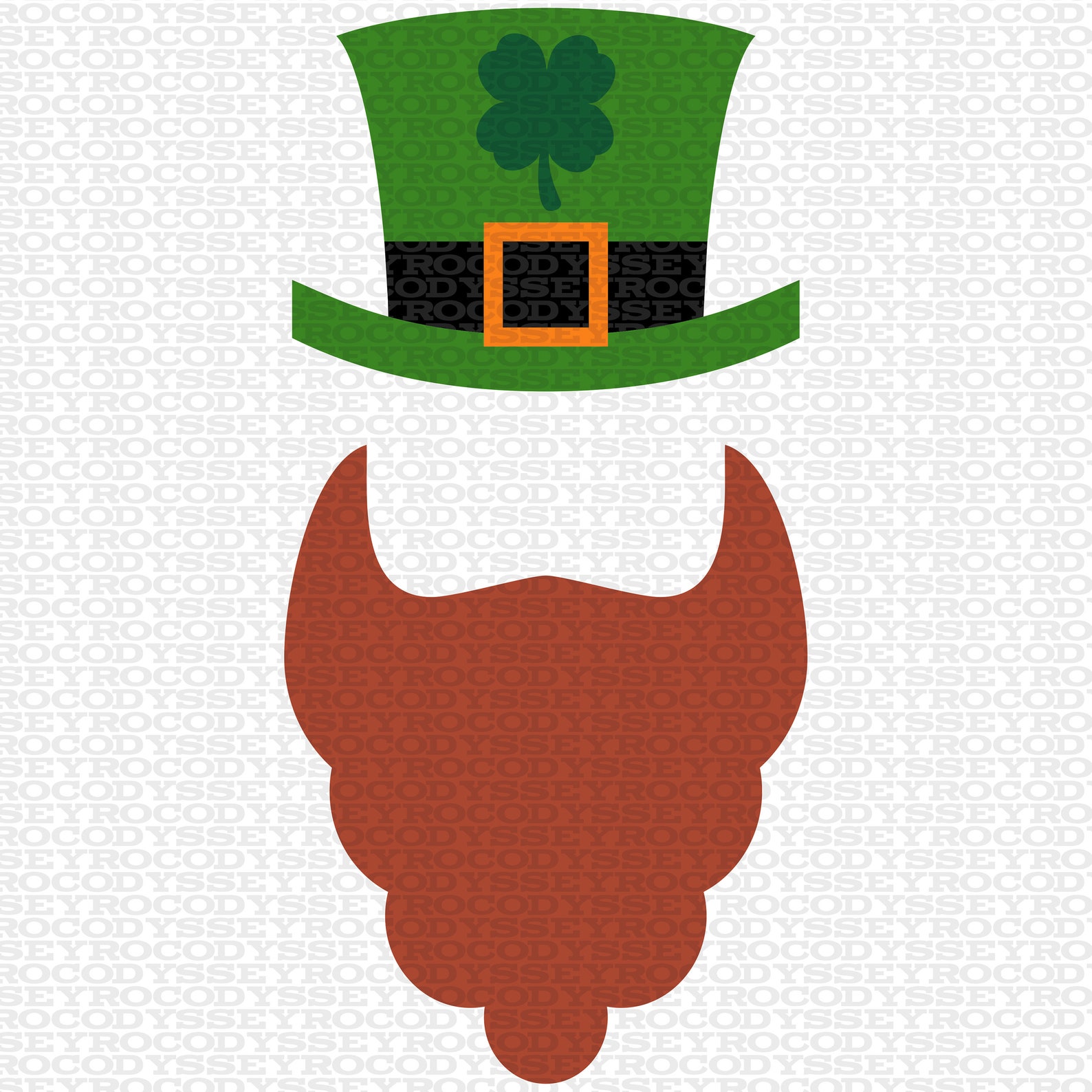 Leprechaun Hat And Beard Template