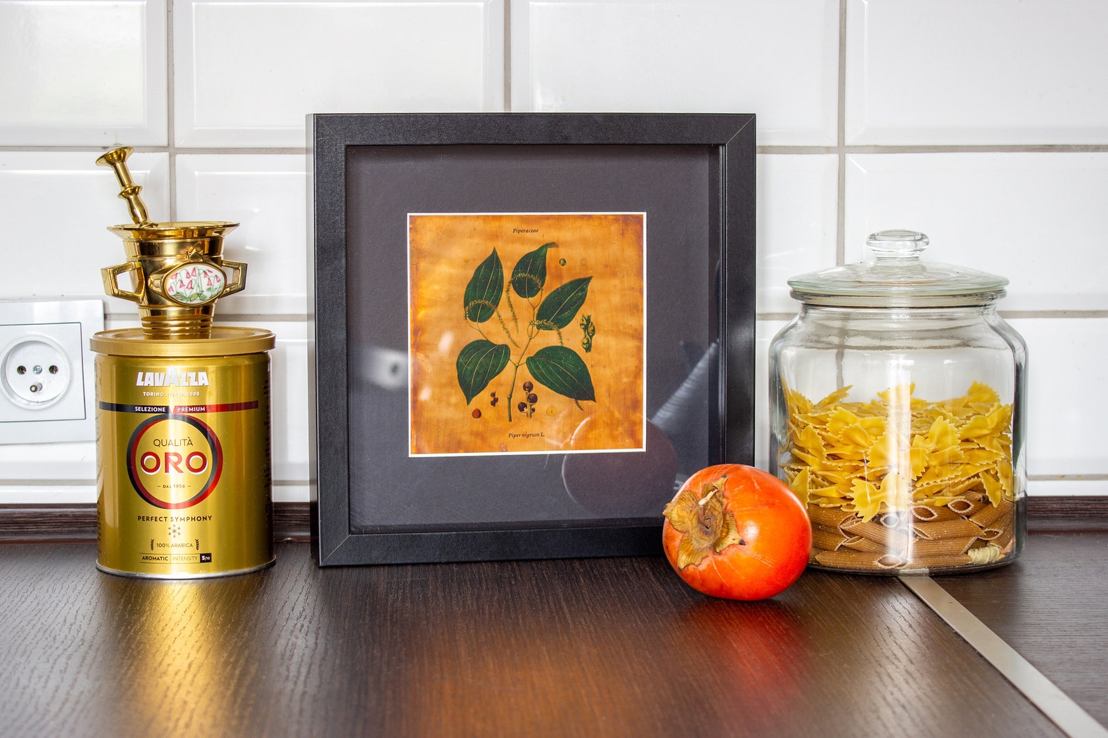 Kitchen wall decor copper kitchen botanical art botanical | Etsy