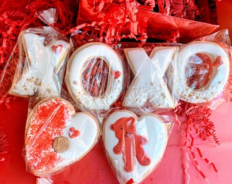 Xoxo valentines cookies (12 cookies)