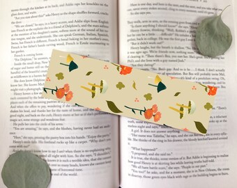 Floral Mushroom Bookmark | 3 designs | Laminated | Handmade | Book club gifts | Bookish gift
