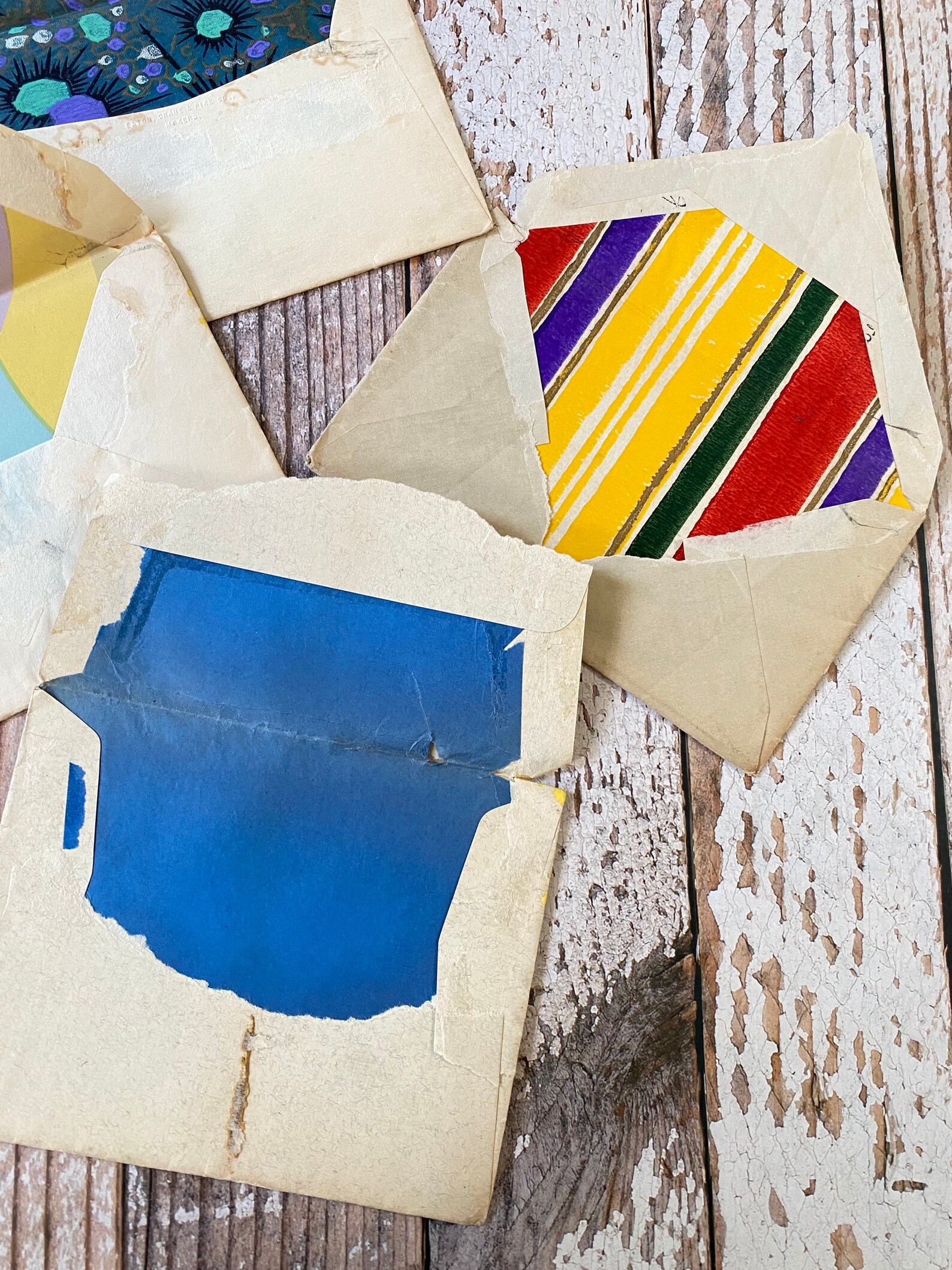 Set of 4 Vintage Postal Covers Etsy