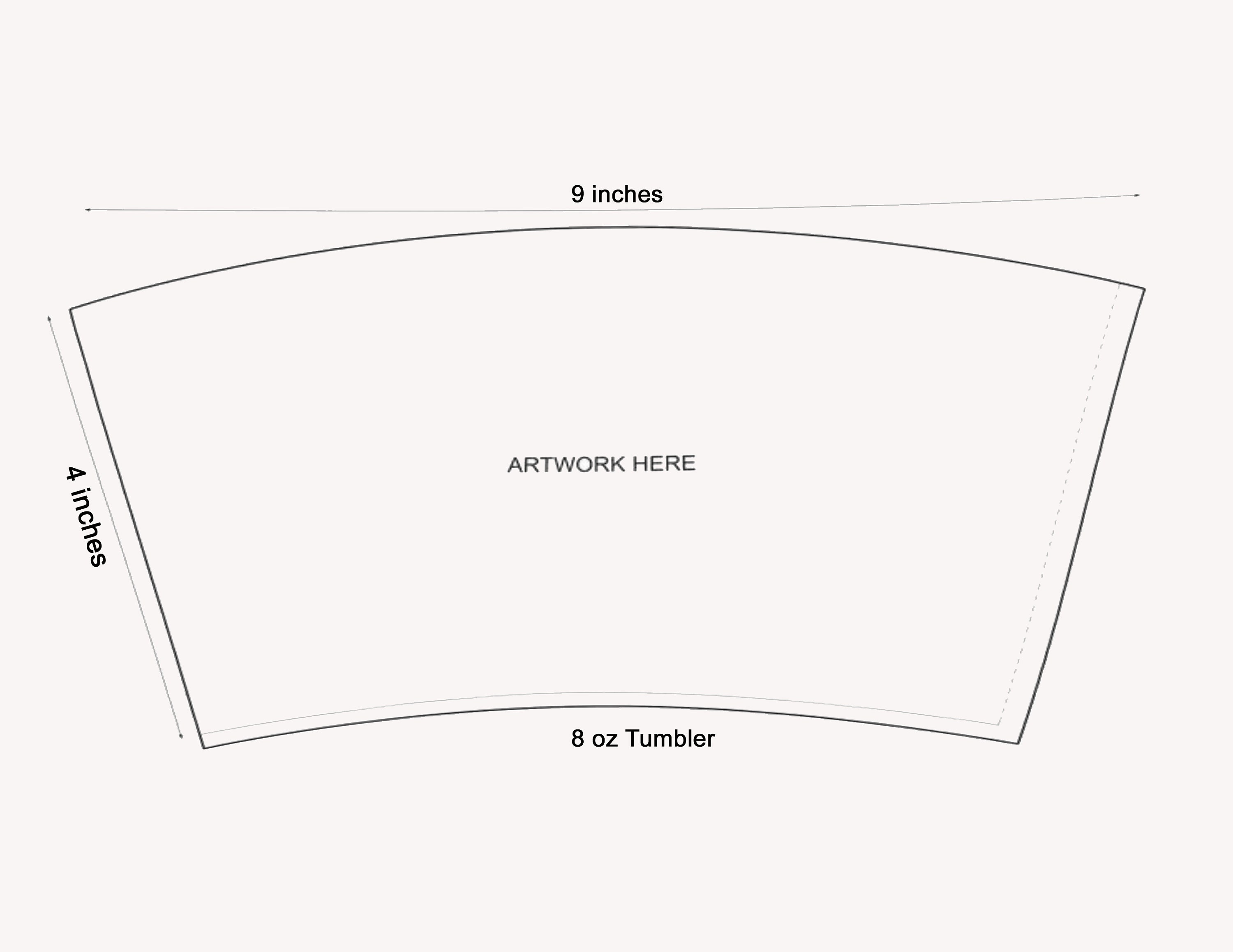 Printable Tumbler Template - Printable Blank World