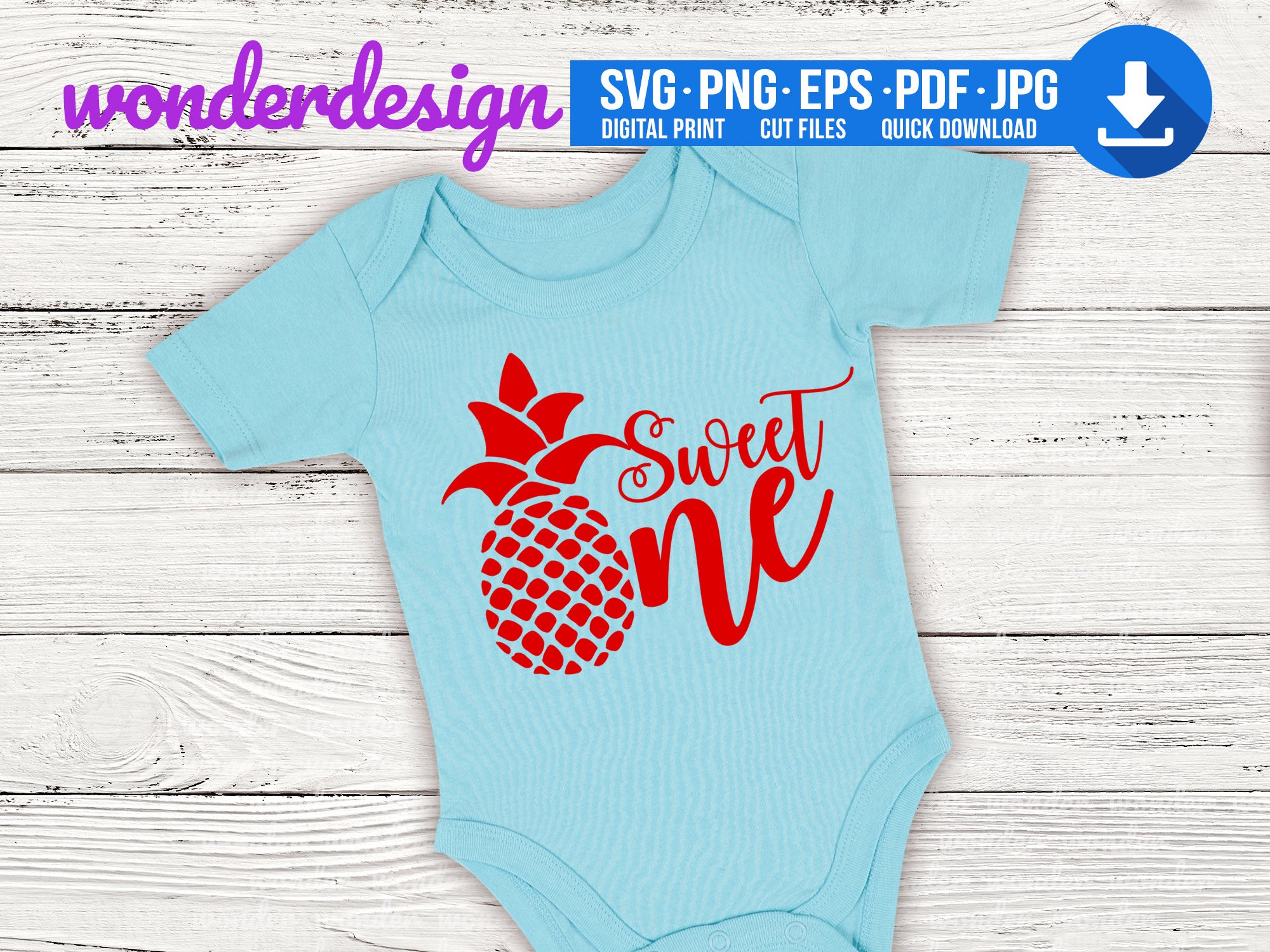 Download Sweet one SVG Pineapple 1st birthday Cricut SVG Cameo File ...