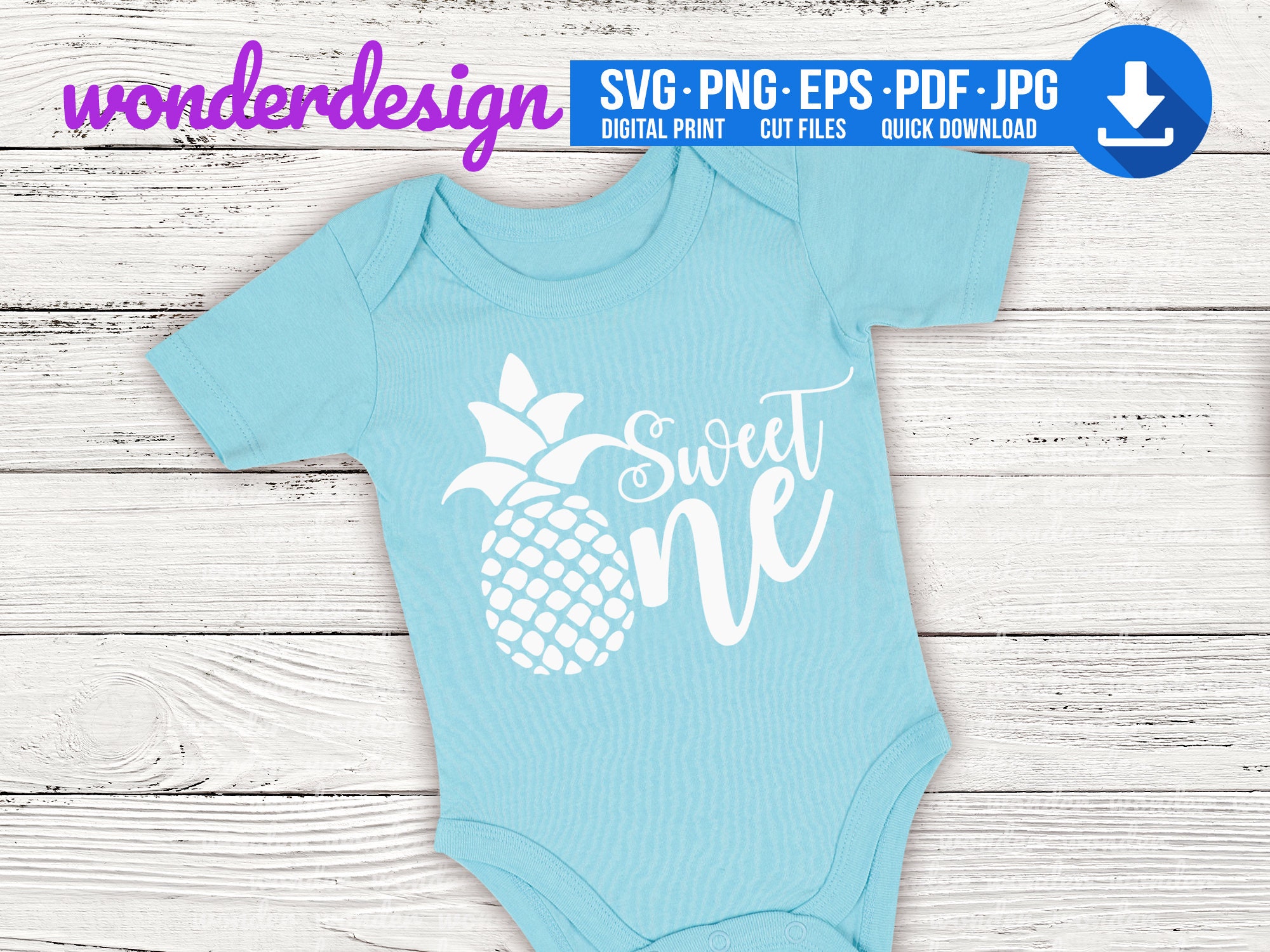 Download Sweet one SVG Pineapple 1st birthday Cricut SVG Cameo File ...