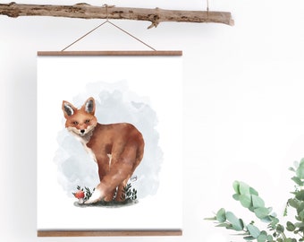 Cadre Bebe Renard Etsy Cadre Bebe Renard Etsy