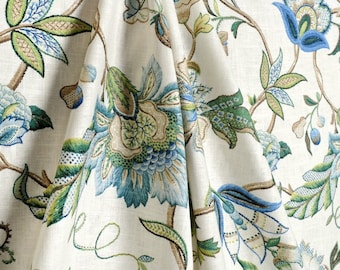 Exquisite Jacobean Blooms | Luxe Drapery Fabric by the Yard*