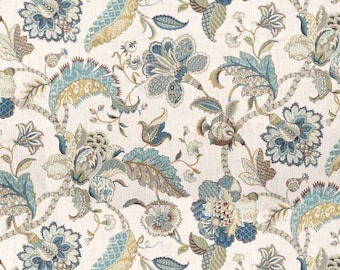Gorgeous Decor Blue Paris Fabric Sold by the yard