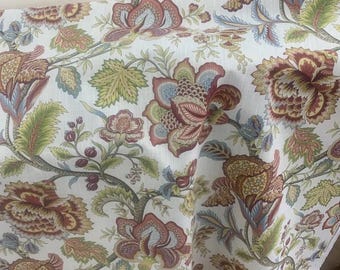 Gorgeous Swag Jacobean Drapery Fabric  54” sold by the yard