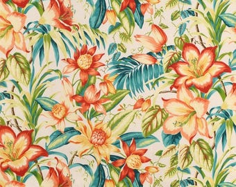 Tommy's Tropical Treasure Vibrant Fabric sold by the yard