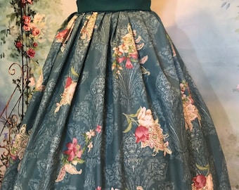Gorgeous Teal Roses fabric sold By The Yard
