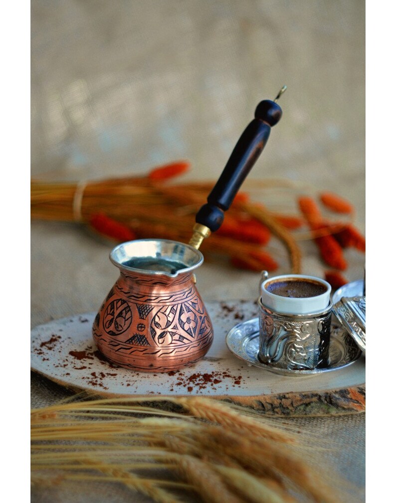 Cafetera Turca / Cafetera Fabricante de cobre jazzve con