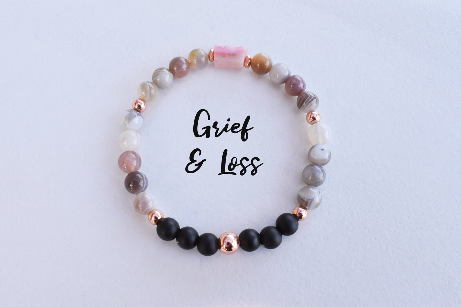 Grief and Loss Bracelet Love and Healing Bracelet Depression Etsy