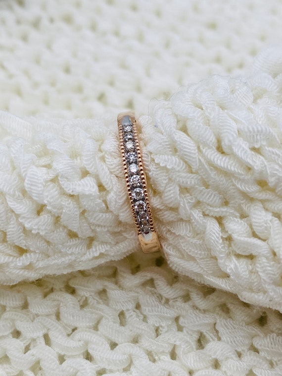 Diamond Eternity Ring In 9 Carat Rose Gold With 1… - image 6