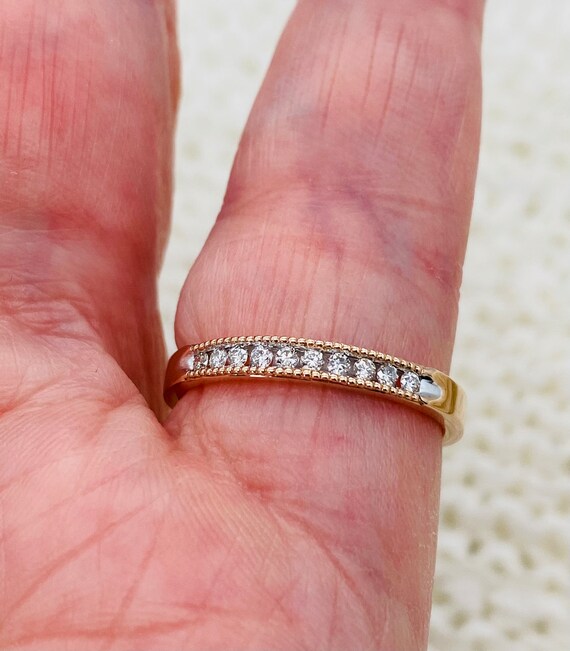 Diamond Eternity Ring In 9 Carat Rose Gold With 1… - image 5
