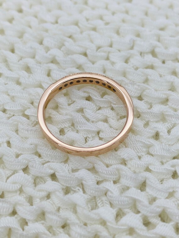 Diamond Eternity Ring In 9 Carat Rose Gold With 1… - image 3