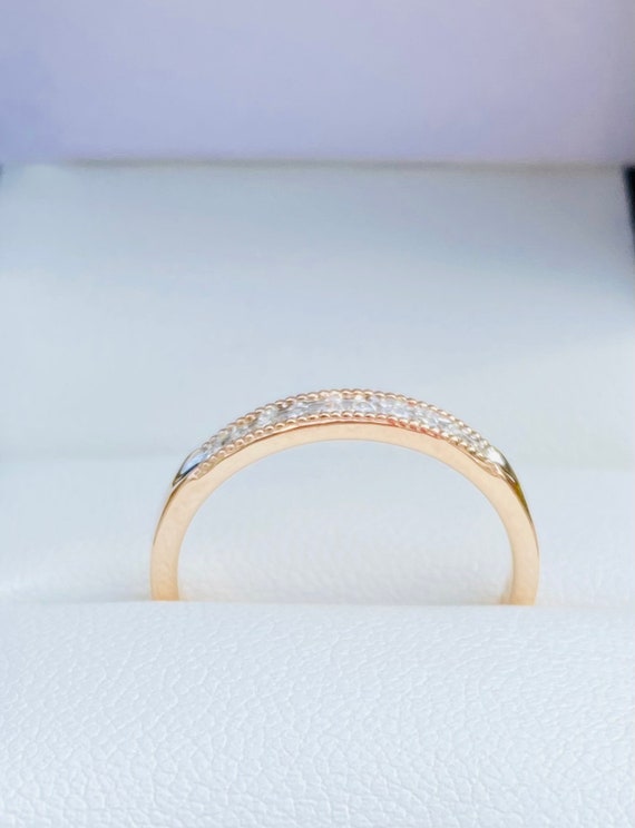 Diamond Eternity Ring In 9 Carat Rose Gold With 1… - image 2