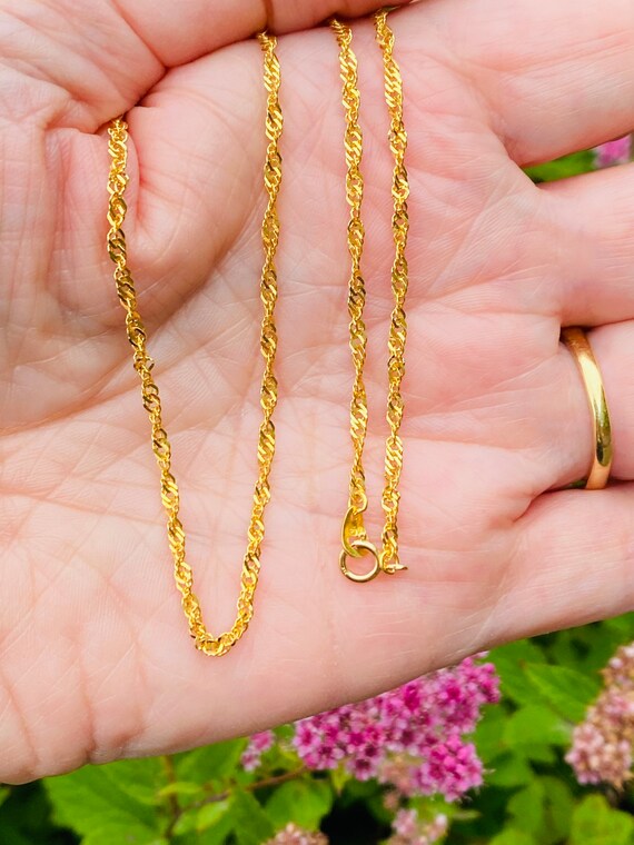 Ladies Gold Chain in 22 Carat Gold20 