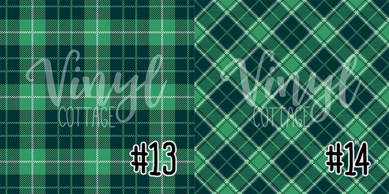 green plaid htv