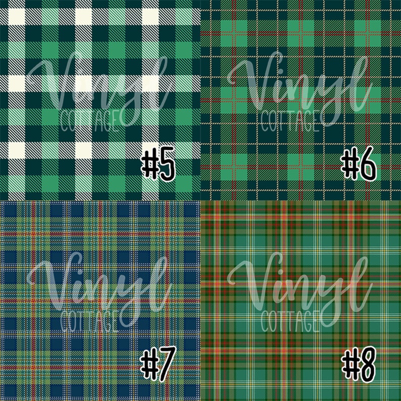green plaid htv