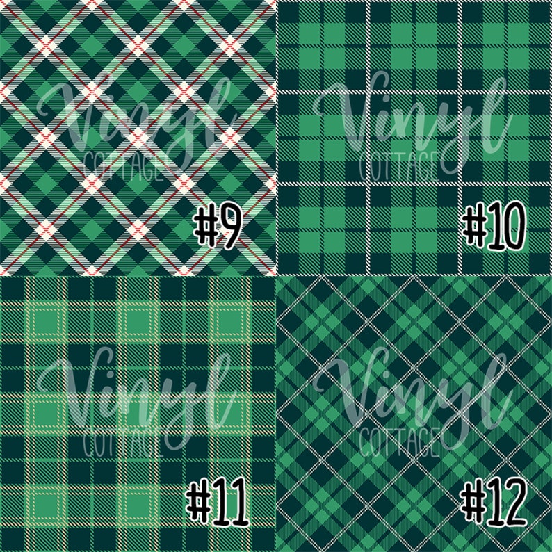 green plaid htv