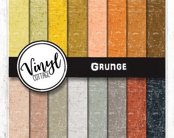Grunge Pattern Vinyl: Earth Tone Printed HTV or Adhesive Vinyl