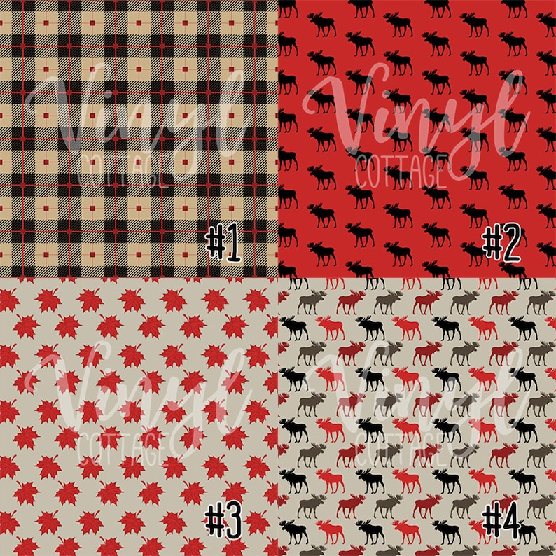 lumberjack pattern vinyl buffalo plaid print vinyl canadian etsy